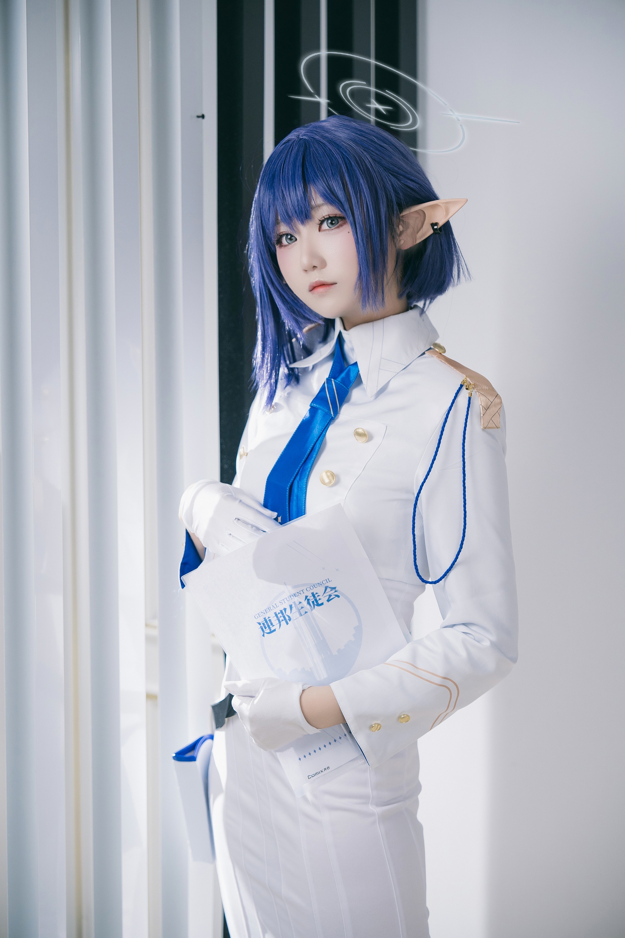 图片[1]-lunananya – NO.030 蔚蓝档案 扇喜葵 [24P]-XikXak